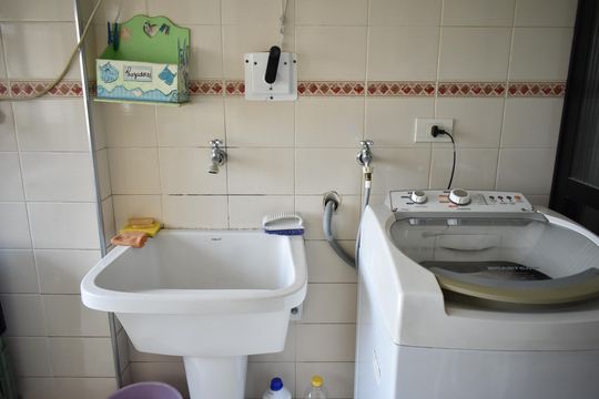 Área de Serviço de apartamento à venda com 3 quartos, 138m² em Chácara Inglesa, São Paulo