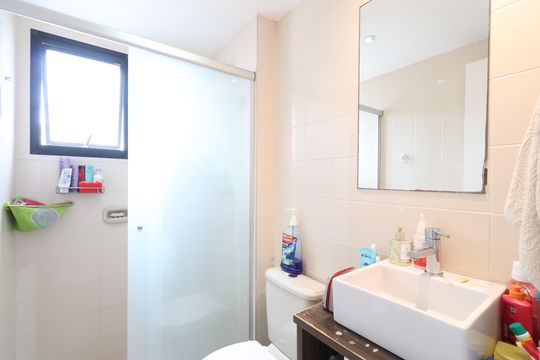 Banheiro da Suíte de apartamento à venda com 2 quartos, 68m² em Vila Leopoldina, São Paulo