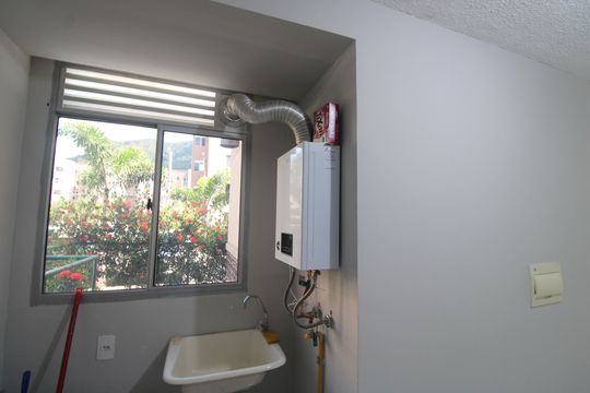 Área de serviço de apartamento à venda com 2 quartos, 62m² em Camorim, Rio de Janeiro
