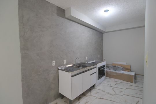 Cozinha de apartamento à venda com 2 quartos, 62m² em Camorim, Rio de Janeiro