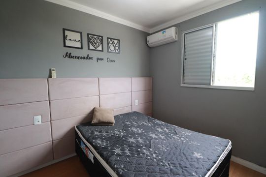 Quarto 2 de apartamento para alugar com 2 quartos, 46m² em Residencial Jequitibá, Ribeirão Preto