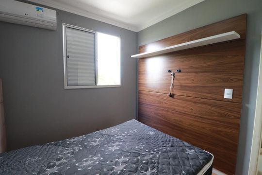 Quarto 2 de apartamento para alugar com 2 quartos, 46m² em Residencial Jequitibá, Ribeirão Preto