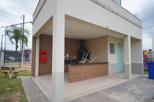 Área comum - Churrasqueira de apartamento à venda com 2 quartos, 45m² em Santos Dumont, São Leopoldo