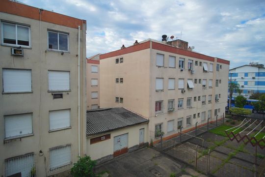 Sala - Vista de kitnet/studio à venda com 1 quarto, 36m² em Jardim Dona Leopoldina, Porto Alegre