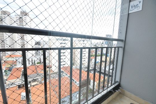 Sacada da Sala de apartamento à venda com 2 quartos, 54m² em Vila Gustavo, São Paulo