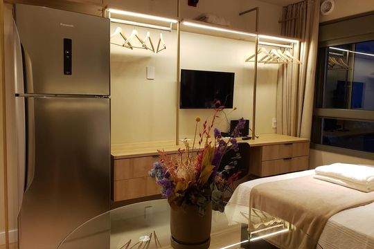 Sala/Quarto de apartamento à venda com 1 quarto, 20m² em Paraíso, São Paulo