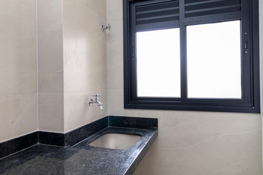 Cozinha de apartamento à venda com 2 quartos, 45m² em Vila Pauliceia, São Paulo