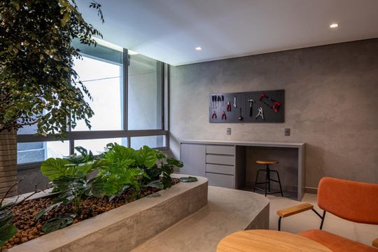 Área comum de apartamento para alugar com 1 quarto, 25m² em Vila Mariana, São Paulo