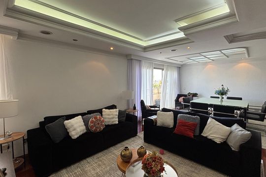 Sala - Sala de Jantar de apartamento à venda com 3 quartos, 155m² em Vila Assunção, Santo André