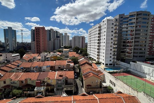 Quarto 1 Vista de apartamento à venda com 3 quartos, 155m² em Vila Assunção, Santo André