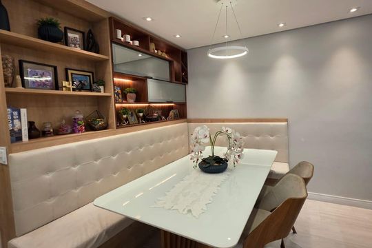 Sala de apartamento à venda com 3 quartos, 81m² em Centro, Diadema