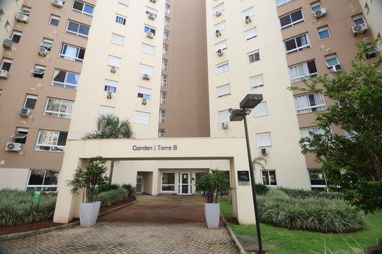 Fachada do bloco de apartamento à venda com 3 quartos, 74m² em Marechal Rondon, Canoas