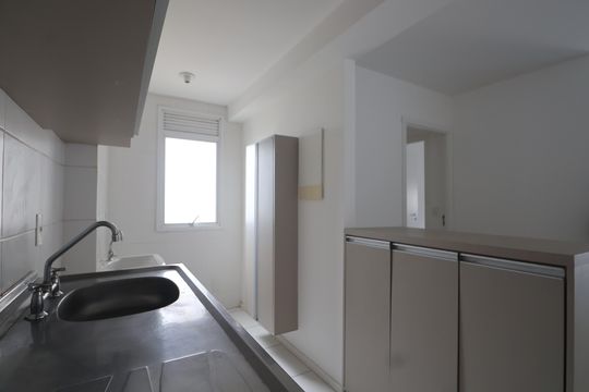 Cozinha - Armários de apartamento à venda com 3 quartos, 74m² em Marechal Rondon, Canoas