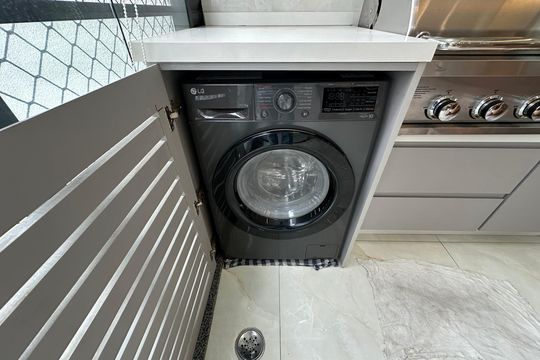 Área de Serviço de apartamento à venda com 2 quartos, 64m² em Tamboré, Barueri