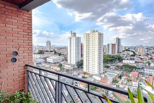 Varanda de apartamento à venda com 3 quartos, 115m² em Chácara Seis de Outubro, São Paulo