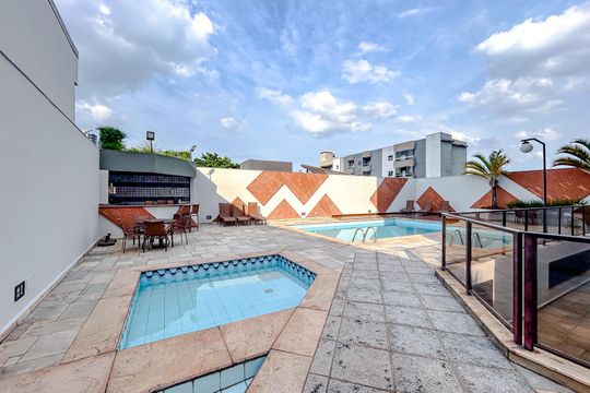 Área comum - Piscina de apartamento à venda com 3 quartos, 115m² em Chácara Seis de Outubro, São Paulo