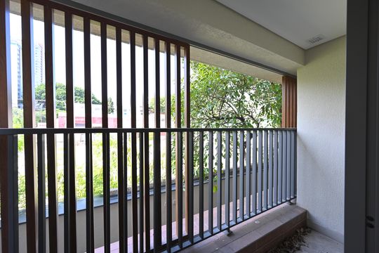 Varanda de kitnet/studio para alugar com 1 quarto, 24m² em Vila Clementino, São Paulo