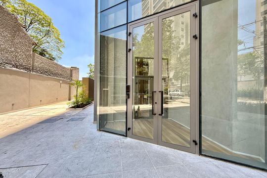 Fachada  de kitnet/studio para alugar com 1 quarto, 25m² em Santo Amaro, São Paulo
