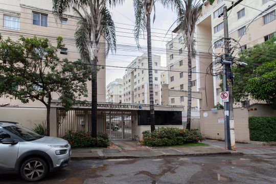 Fachada de apartamento para alugar com 2 quartos, 101m² em Planalto, Belo Horizonte