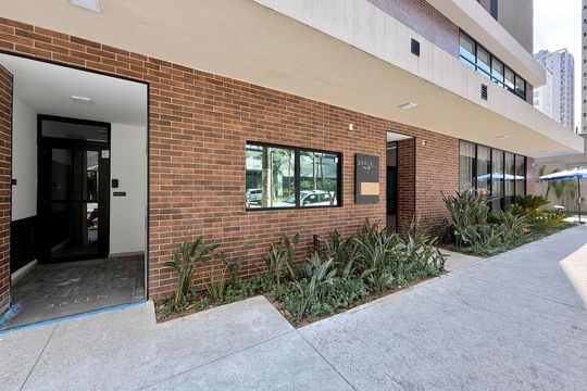 Fachada  de kitnet/studio à venda com 1 quarto, 23m² em Jardim das Acacias, São Paulo