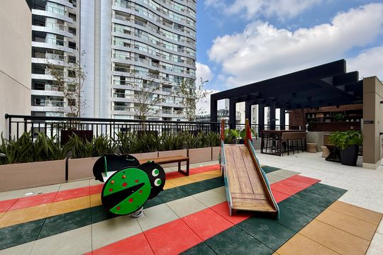 Playground de kitnet/studio à venda com 1 quarto, 23m² em Jardim das Acacias, São Paulo