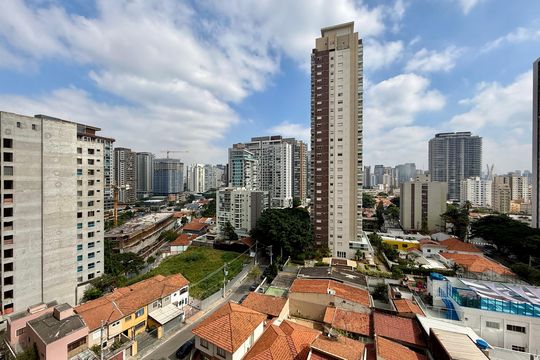 Vista de kitnet/studio à venda com 1 quarto, 23m² em Jardim das Acacias, São Paulo