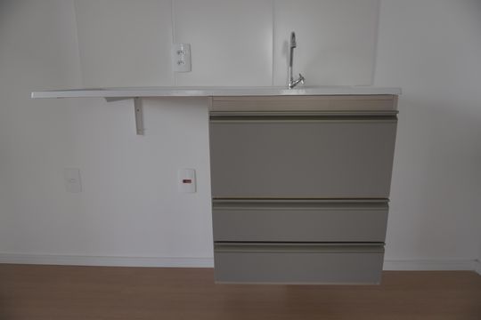 Cozinha de apartamento para alugar com 2 quartos, 34m² em Itaquera, São Paulo