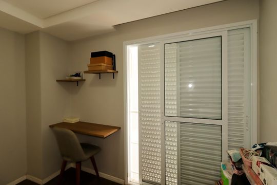 Suíte 1 de casa de condomínio à venda com 2 quartos, 97m² em Vila Eldizia, Santo André