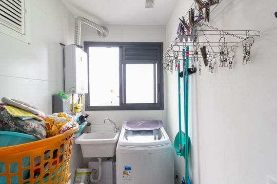 Área de Serviço de apartamento para alugar com 3 quartos, 92m² em Campininha, São Paulo