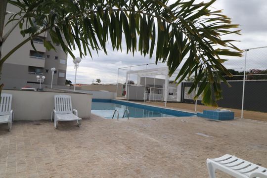 Área comum - Piscina de apartamento para alugar com 2 quartos, 56m² em Chácaras Tubalina E Quartel, Uberlândia