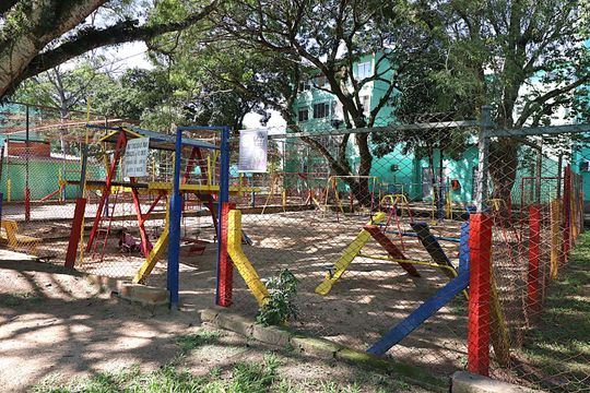 Área comum - Playground de apartamento à venda com 1 quarto, 40m² em Humaitá, Porto Alegre
