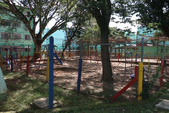 Área comum - Playground de apartamento à venda com 1 quarto, 40m² em Humaitá, Porto Alegre