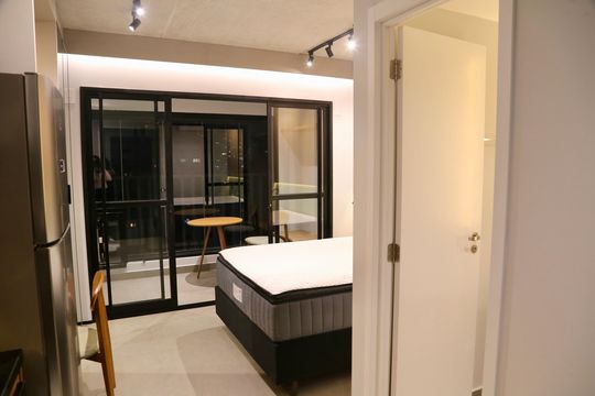 Studio de kitnet/studio para alugar com 1 quarto, 25m² em Brooklin, São Paulo
