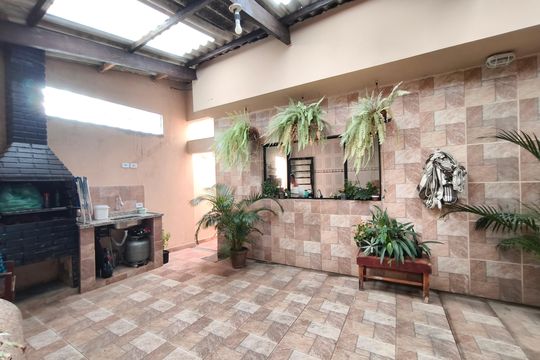 Área gourmet de casa à venda com 3 quartos, 115m² em Jardim Santo Antonio, Campinas