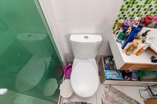 Banheiro da Suíte de apartamento à venda com 3 quartos, 69m² em Penha, Rio de Janeiro