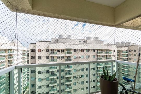 Varanda da Sala de apartamento à venda com 3 quartos, 69m² em Penha, Rio de Janeiro
