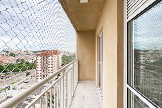 Varanda  de apartamento para alugar com 1 quarto, 31m² em Vila Penteado, São Paulo