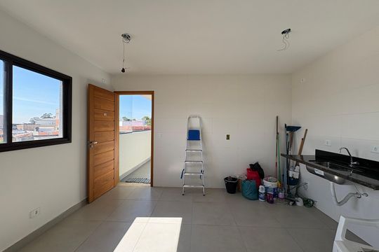 Sala/Cozinha de apartamento à venda com 1 quarto, 41m² em Vila dos Remedios, São Paulo