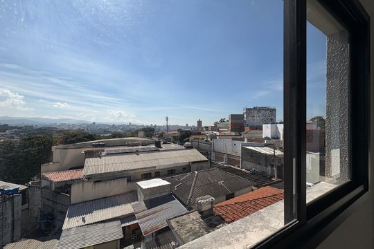 Vista da Sala/Cozinha de apartamento à venda com 1 quarto, 41m² em Vila dos Remedios, São Paulo