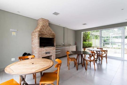 Área da Churrasqueira de apartamento à venda com 2 quartos, 70m² em Assunção, São Bernardo do Campo