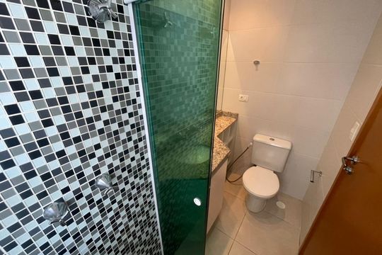 Banheiro de apartamento à venda com 2 quartos, 70m² em Assunção, São Bernardo do Campo