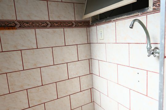 cozinha de apartamento para alugar com 2 quartos, 65m² em Jardim Leonidas Moreira, São Paulo