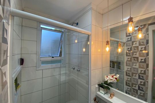 Banheiro de apartamento à venda com 2 quartos, 42m² em Jardim Nossa Senhora do Carmo, São Paulo