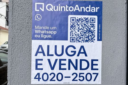 Plaquinha de apartamento para alugar com 1 quarto, 85m² em Vila Invernada, São Paulo