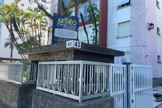 Fachada de apartamento para alugar com 1 quarto, 58m² em Boqueirão, Santos