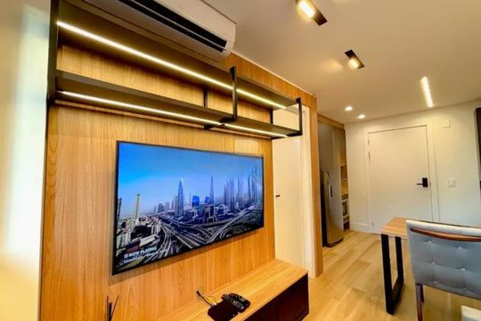 Sala de apartamento para alugar com 1 quarto, 29m² em Boa Vista, Porto Alegre