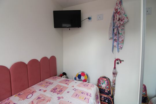 Quarto 2 de apartamento à venda com 2 quartos, 36m² em Vila Ré, São Paulo