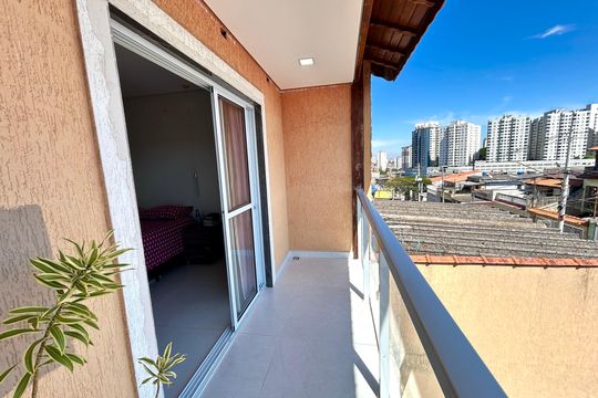 Varanda da Suíte  de casa à venda com 3 quartos, 223m² em Jardim Rosa de Franca, Guarulhos