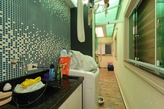 Área de Serviço de apartamento para alugar com 1 quarto, 163m² em Parque das Nações, Santo André
