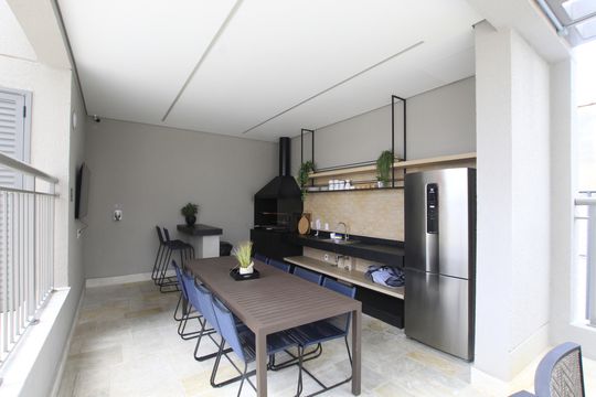 Área comum - Churrasqueira de apartamento à venda com 2 quartos, 60m² em Ipiranga, São Paulo
